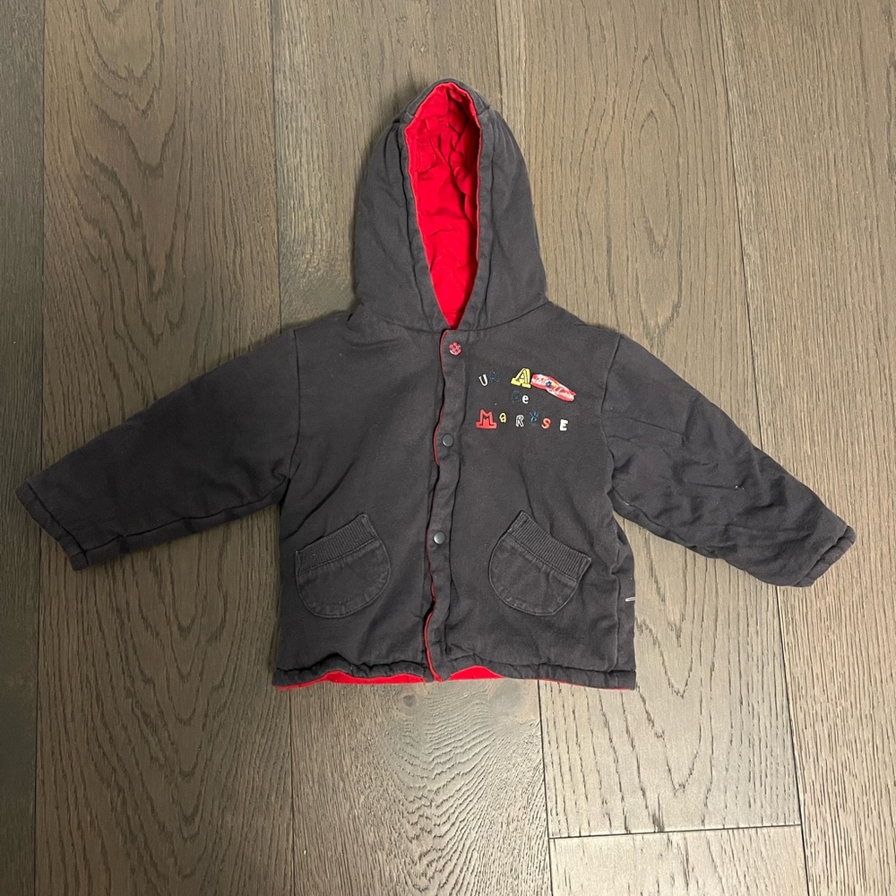 Marese boys reversible spring jacket 12M EUC